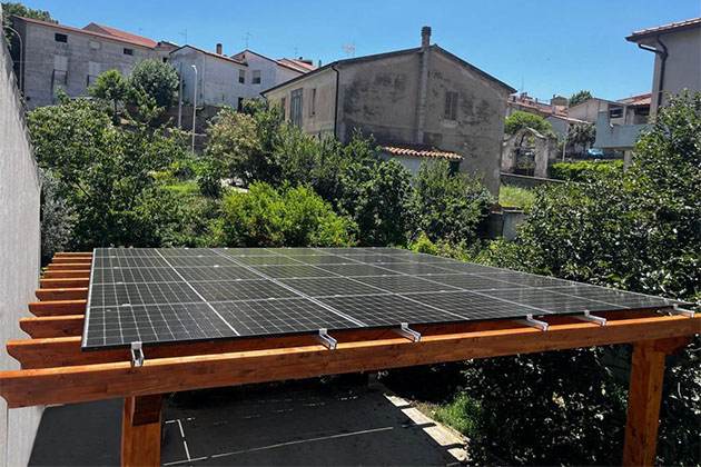 EnergiSolar Sardegna Installazioni Pergole fotovoltaiche Bortigali