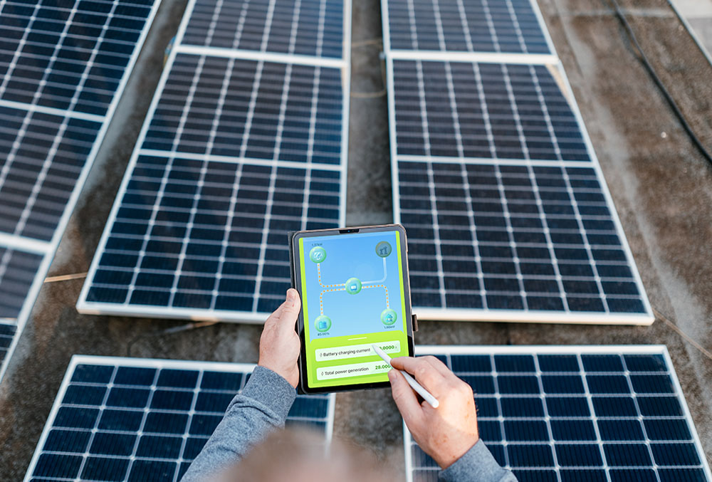 Diagnosi guasti fotovoltaico senza sopralluogo cagliari monitoraggio tablet